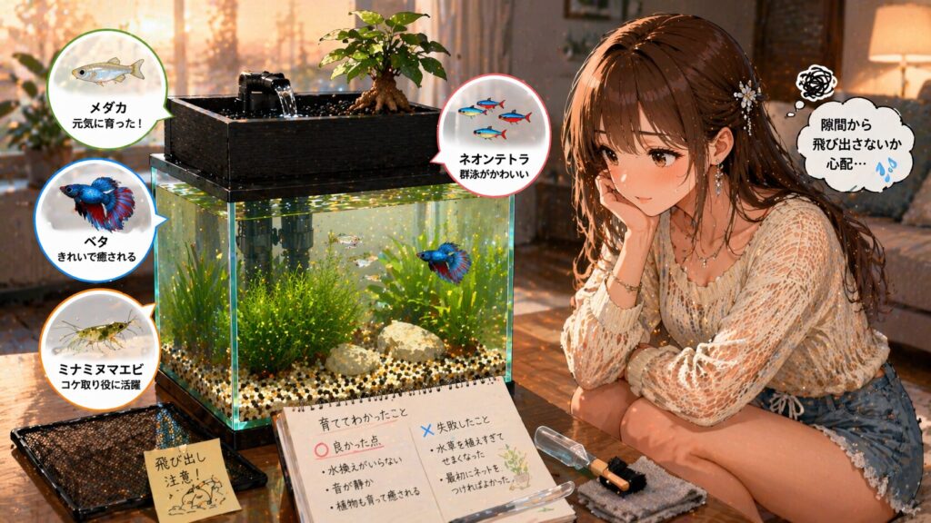 5年愛用レビュー】せせらぎビオトープは本当に水換え不要？メリット 