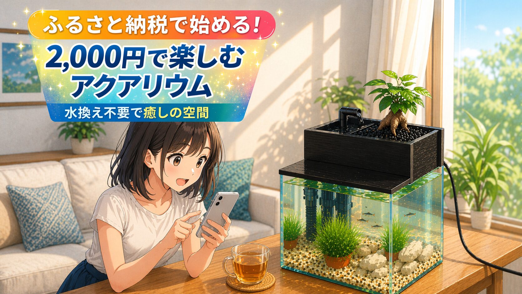 5年愛用レビュー】せせらぎビオトープは本当に水換え不要？メリット